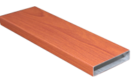 Wood grain square tube